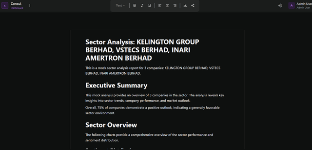 Prospect Analyzer Generated Document